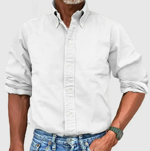 Vivelo Life Chic Lapel Long Sleeve Shirt