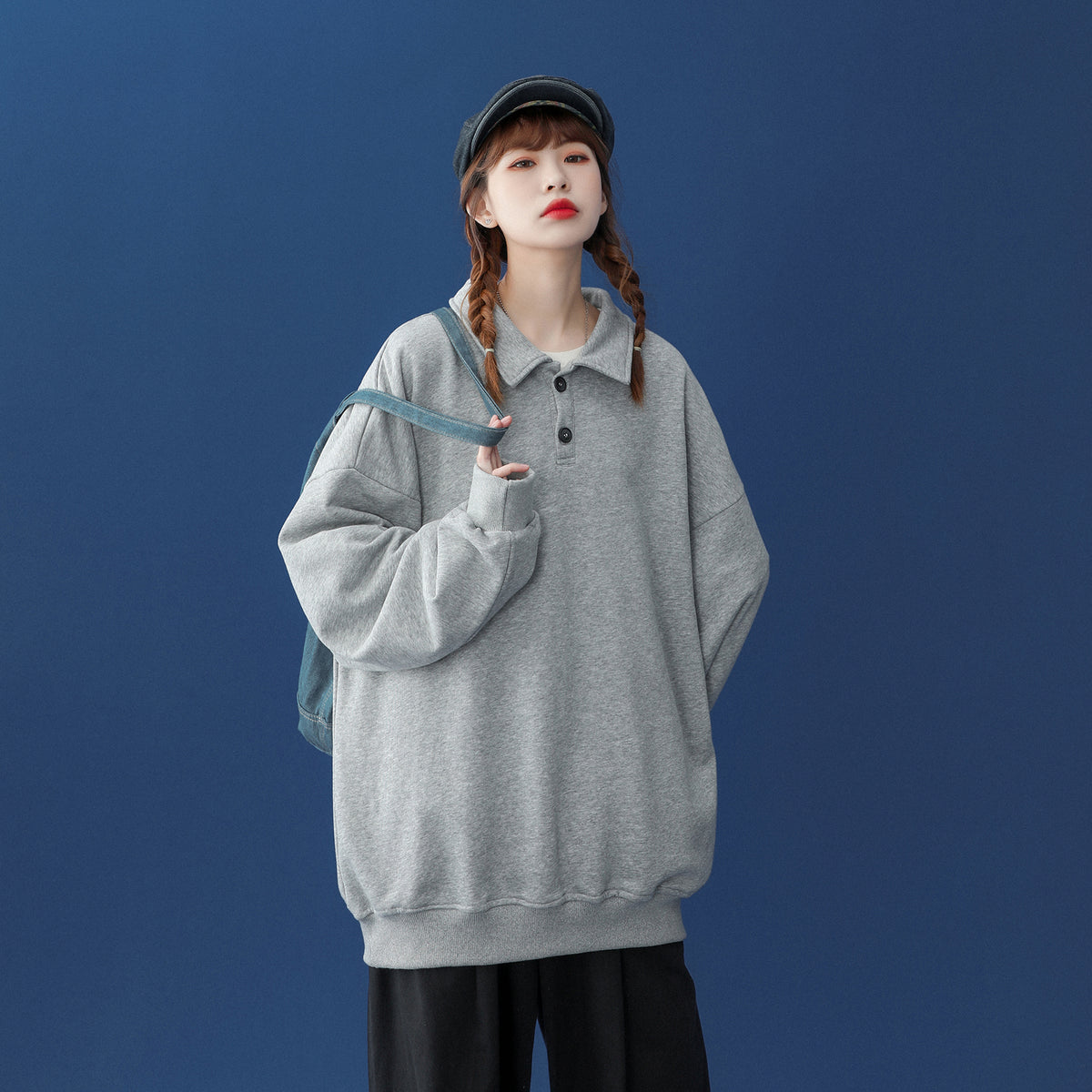 Versatile Long-Sleeved Blouse for Autumn