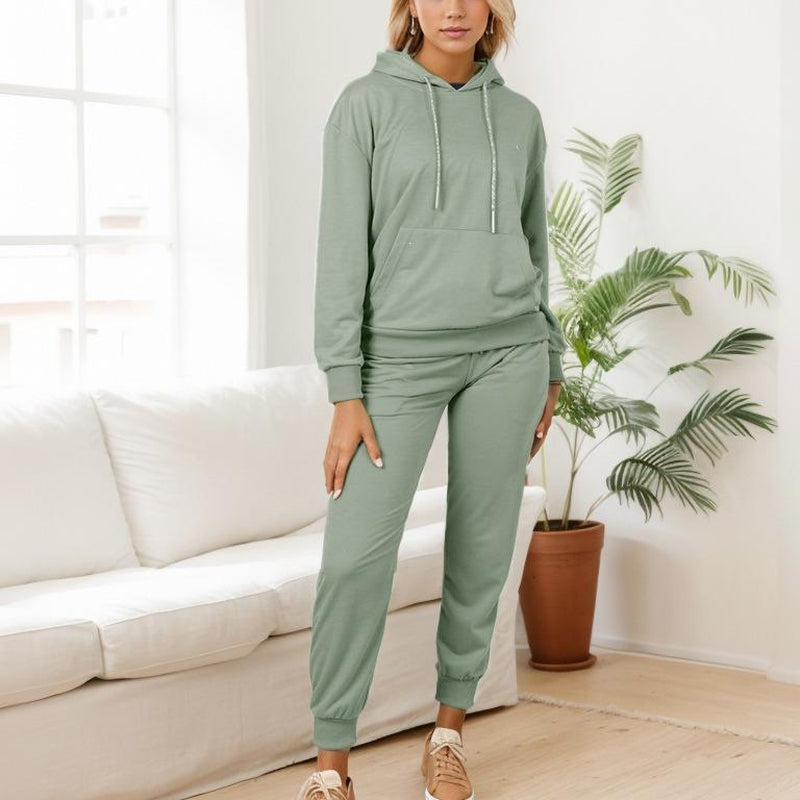 Marine Comfort Bridal Hoodie Set - Long Sleeve Women's Outfit