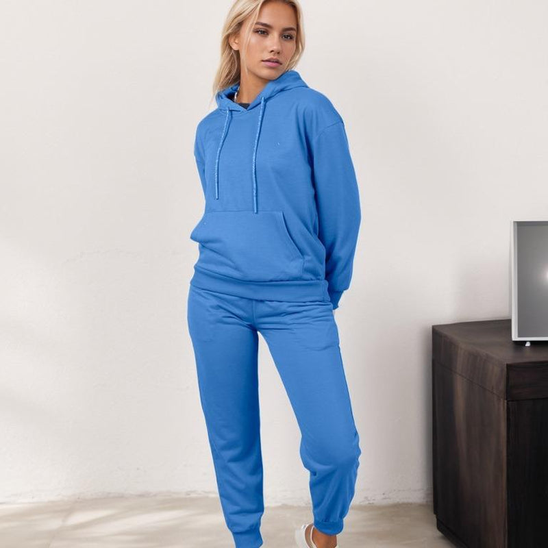 Marine Comfort Bridal Hoodie Set - Long Sleeve Women's Outfit