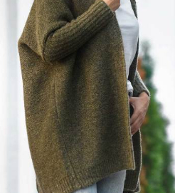 Chic Oversized Knit Cardigan