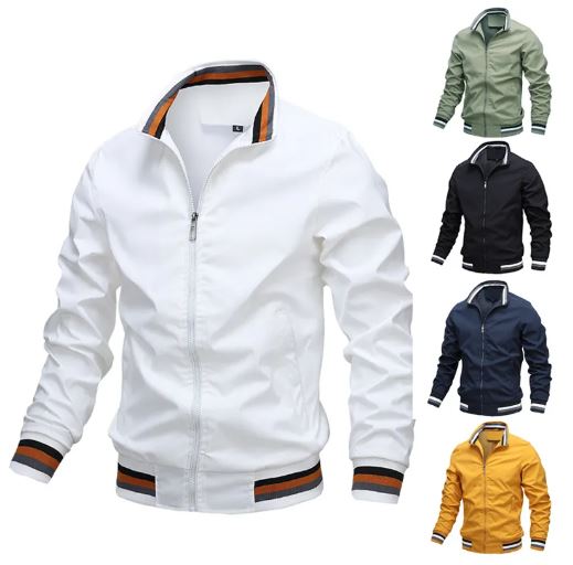 Vivelo Life Men's Windbreaker Zip Jacket