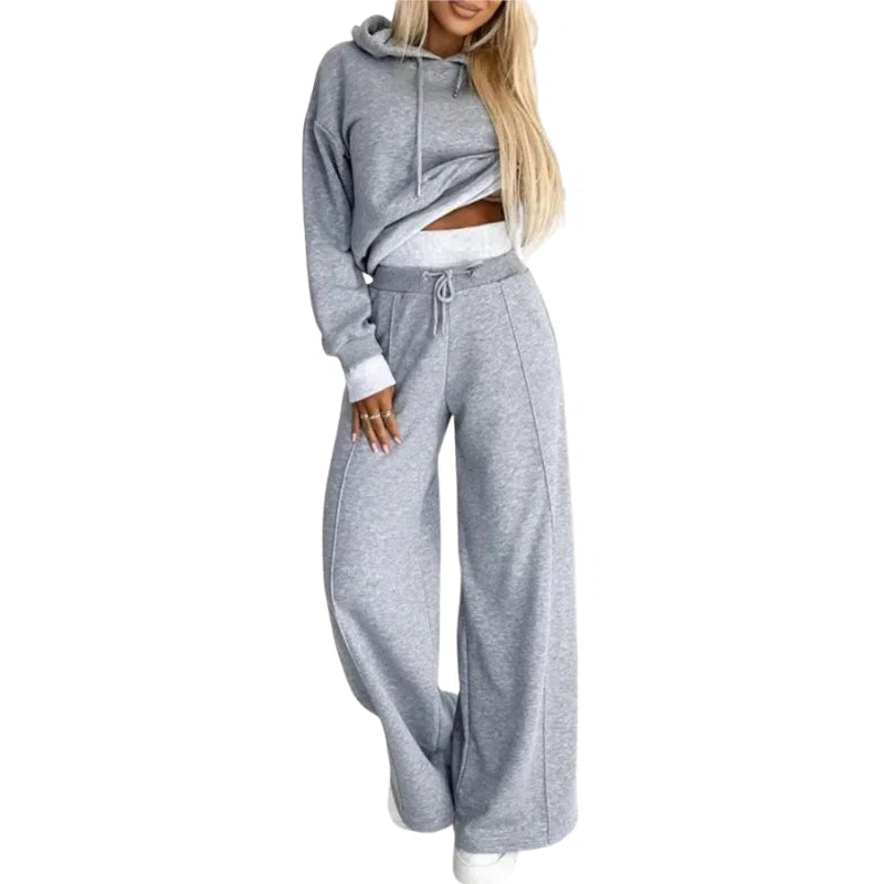 Vivelo Life Women's Relaxed Fit Hoodie and Pants with Drawstring