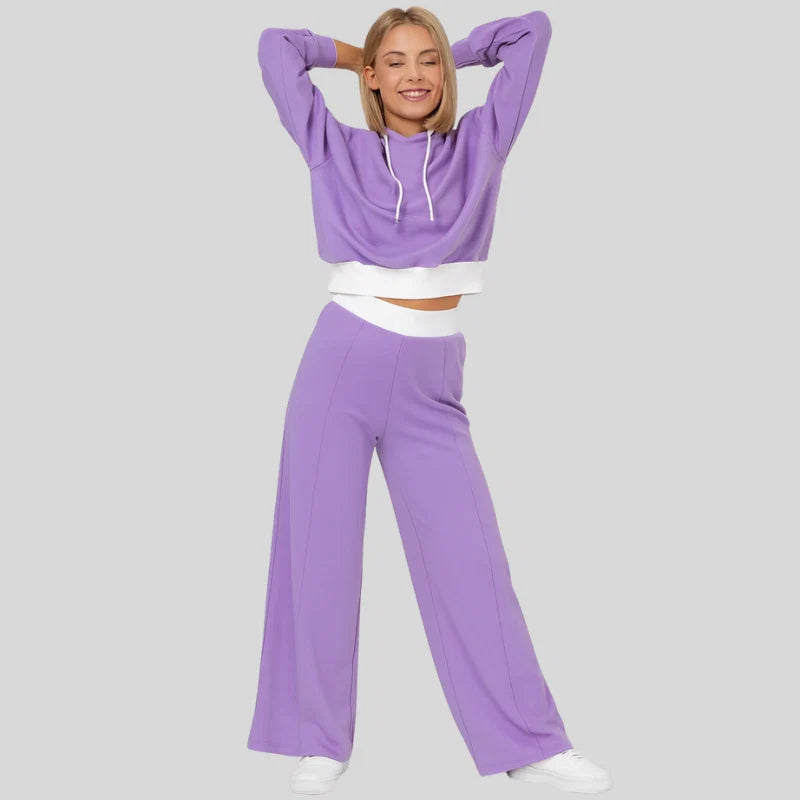 Vivelo Life Women's Relaxed Fit Hoodie and Pants with Drawstring