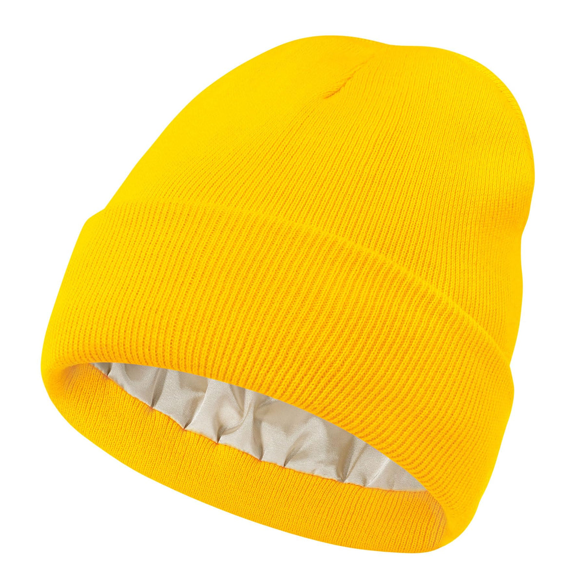 Zando unisex satin-lined knit beanie - lifestyle