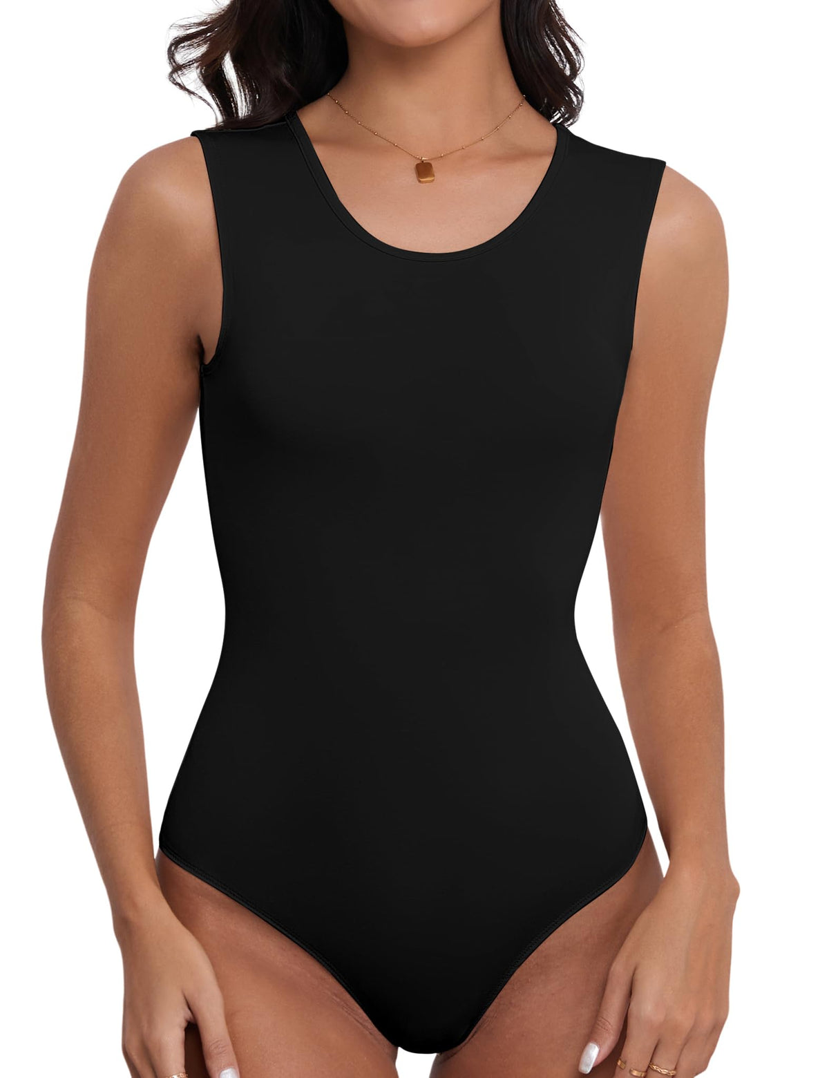 VogueChic sleeveless bodysuit for women - lifestyle