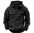 Vivelo Life  Men's Solid Color Casual Sweatshirt