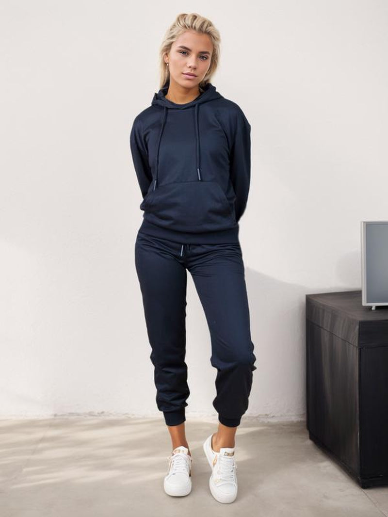 Marine Comfort Bridal Hoodie Set - Long Sleeve Women's Outfit