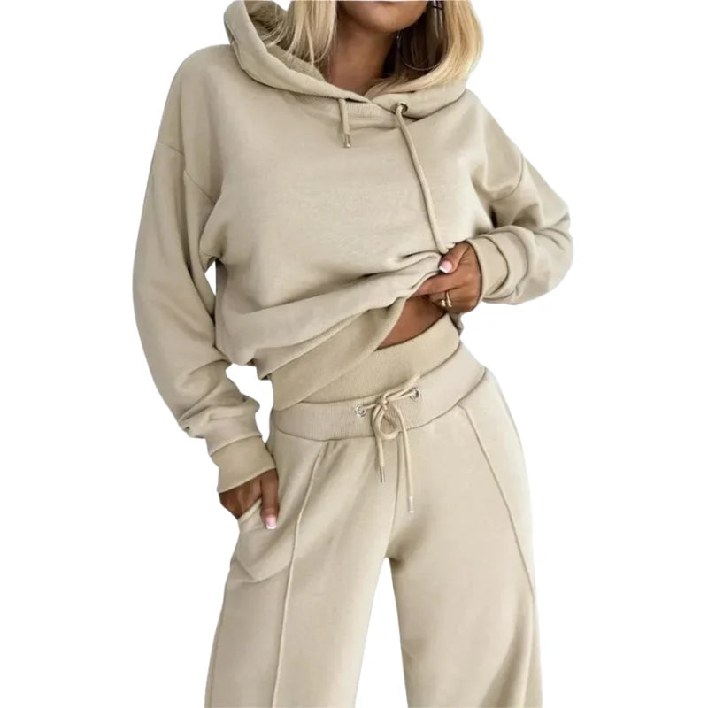 Vivelo Life Women's Relaxed Fit Hoodie and Pants with Drawstring