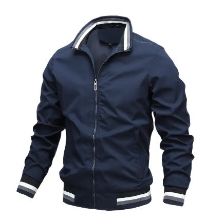 Vivelo Life Men's Windbreaker Zip Jacket
