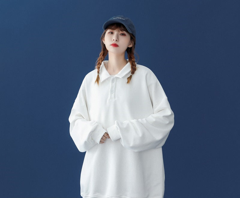 Versatile Long-Sleeved Blouse for Autumn