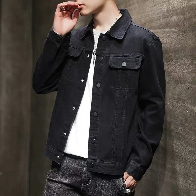 Vivelo Life Men's Casual Denim Jacket