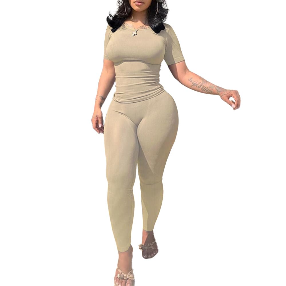 Nimsruc women's summer two-piece comfort tracksuit - lifestyle
