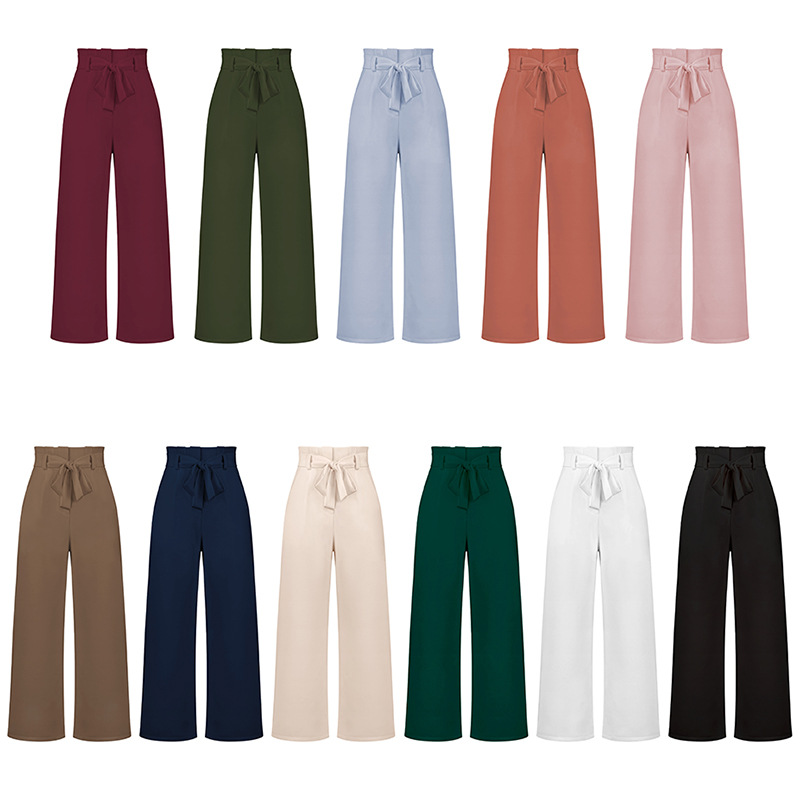 Stylish High-Waisted Work Pants