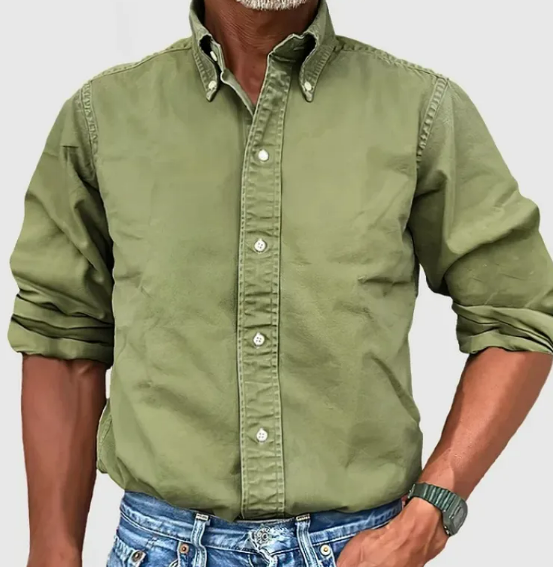 Vivelo Life Chic Lapel Long Sleeve Shirt