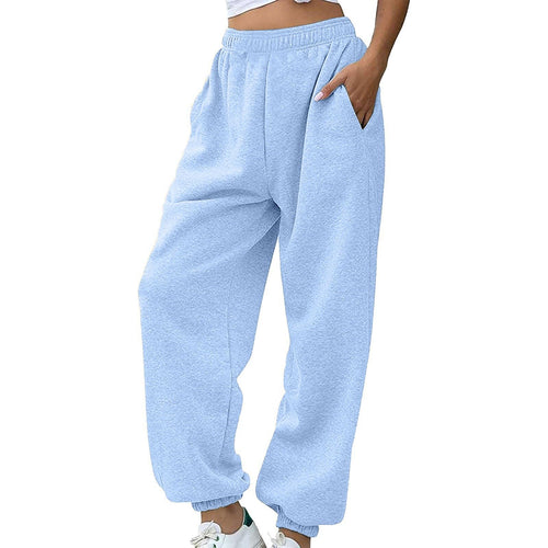 CozyChic high-waisted fleece sweatpants - front view