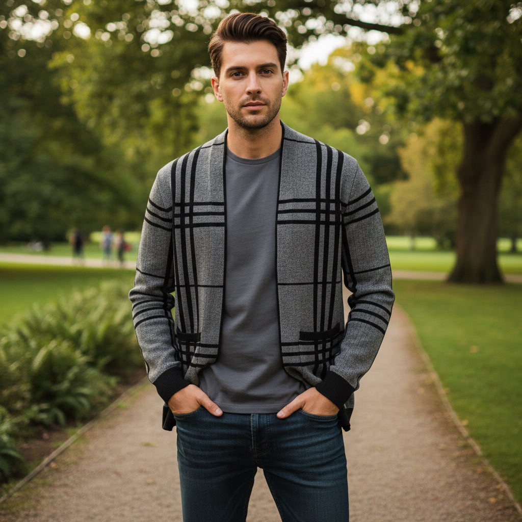 Men's Stylish Knit Coats