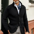 Vivelo Life Men's Black Blazer - Designer Cardigan
