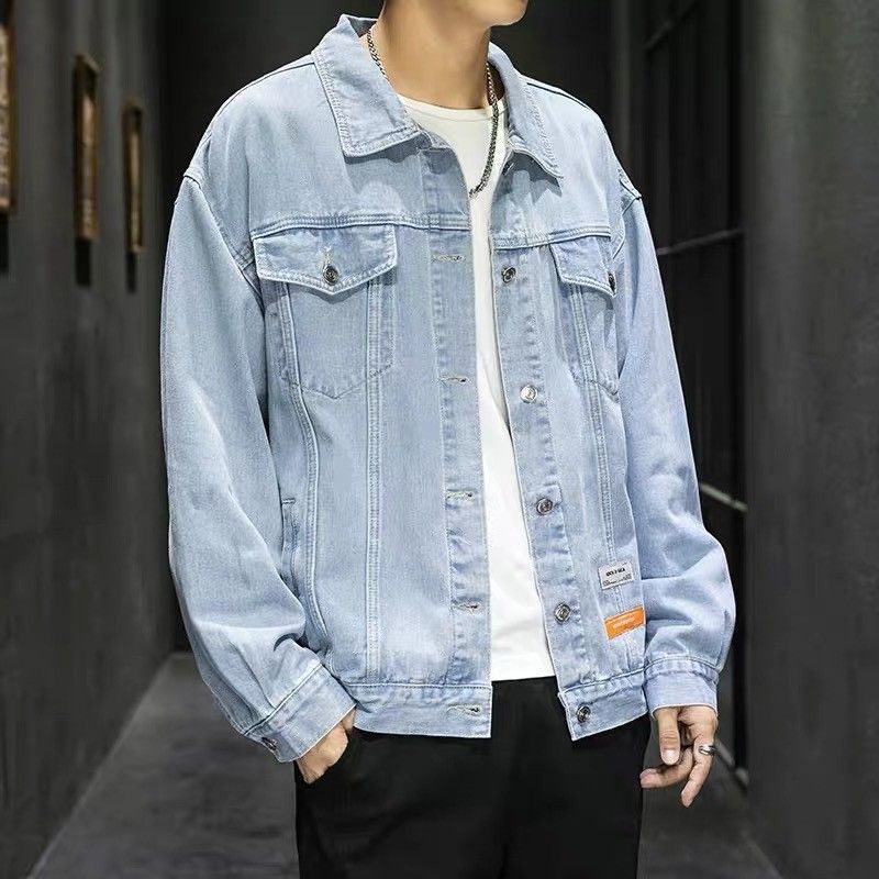 Vivelo Life Men's Casual Denim Jacket