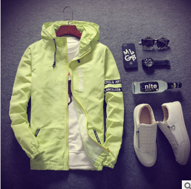 Vivelo Life Men Lettered Hooded Jacket