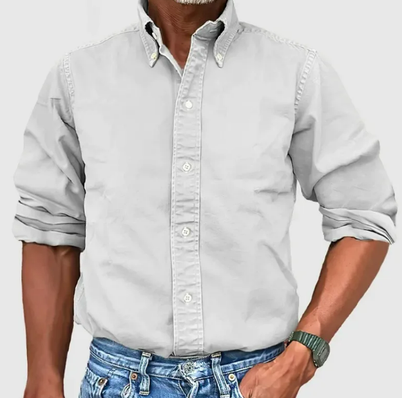 Vivelo Life Chic Lapel Long Sleeve Shirt