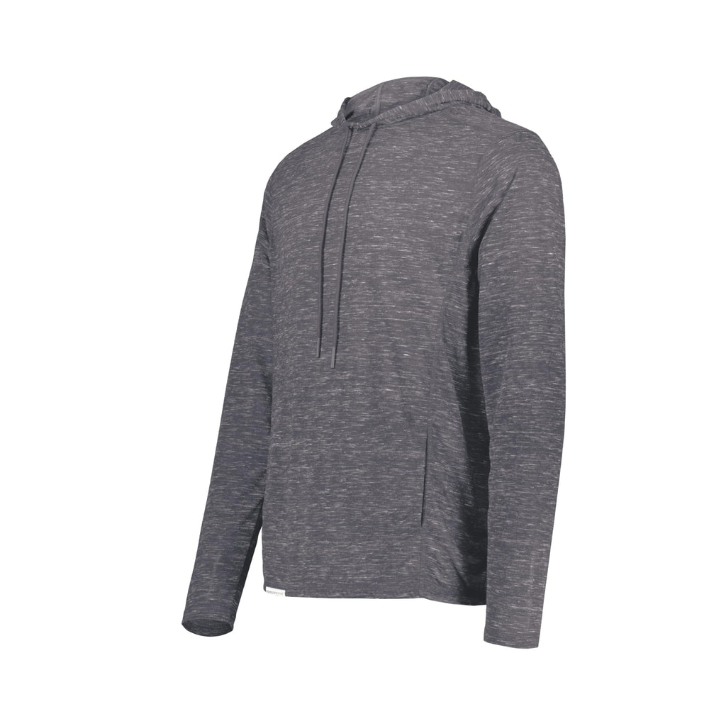 Holloway Monterey sport hoodie in carbon - front view