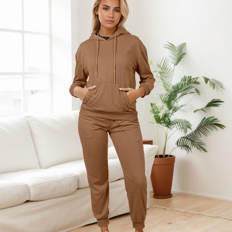 Marine Comfort Bridal Hoodie Set - Long Sleeve Women's Outfit