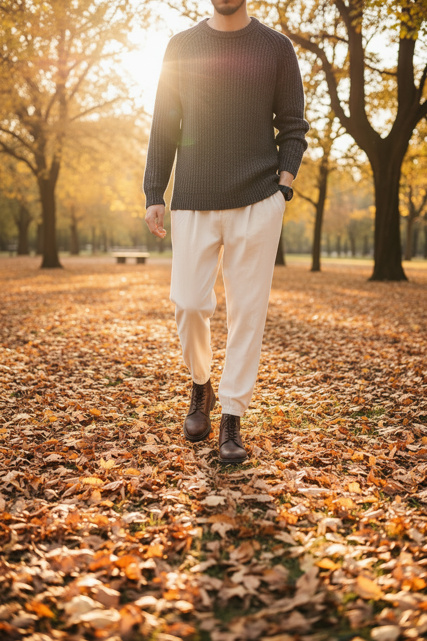 Cotton-Linen Pants – Autumn Day (Updated)