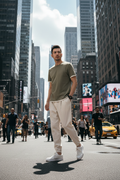 Cotton-Linen Pants – City Walk (Men)