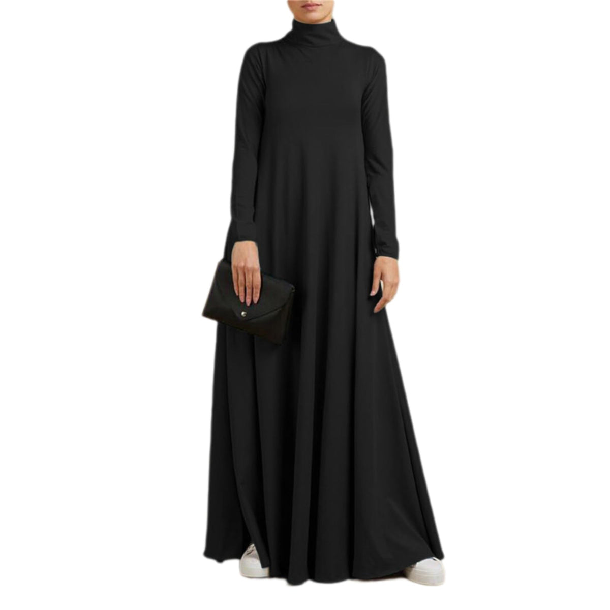 Melliflo high neck maxi dress with pockets - lifestyle
