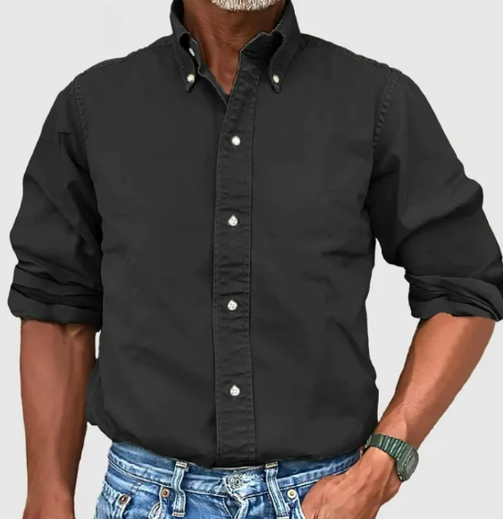 Vivelo Life Chic Lapel Long Sleeve Shirt