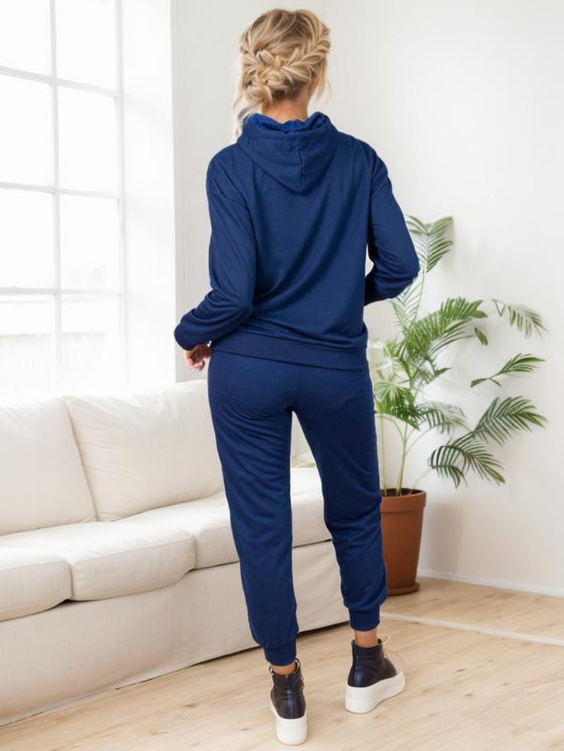 Marine Comfort Bridal Hoodie Set - Long Sleeve Women's Outfit