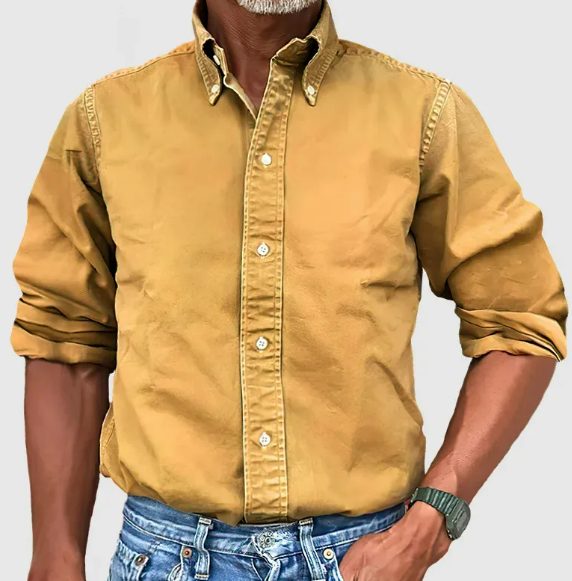 Vivelo Life Chic Lapel Long Sleeve Shirt