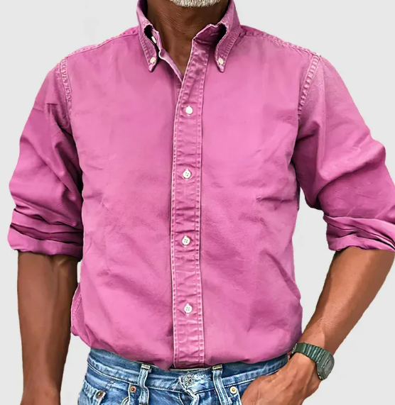 Vivelo Life Chic Lapel Long Sleeve Shirt