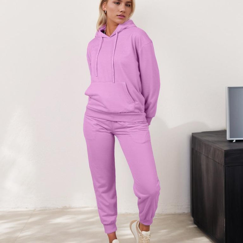 Marine Comfort Bridal Hoodie Set - Long Sleeve Women's Outfit