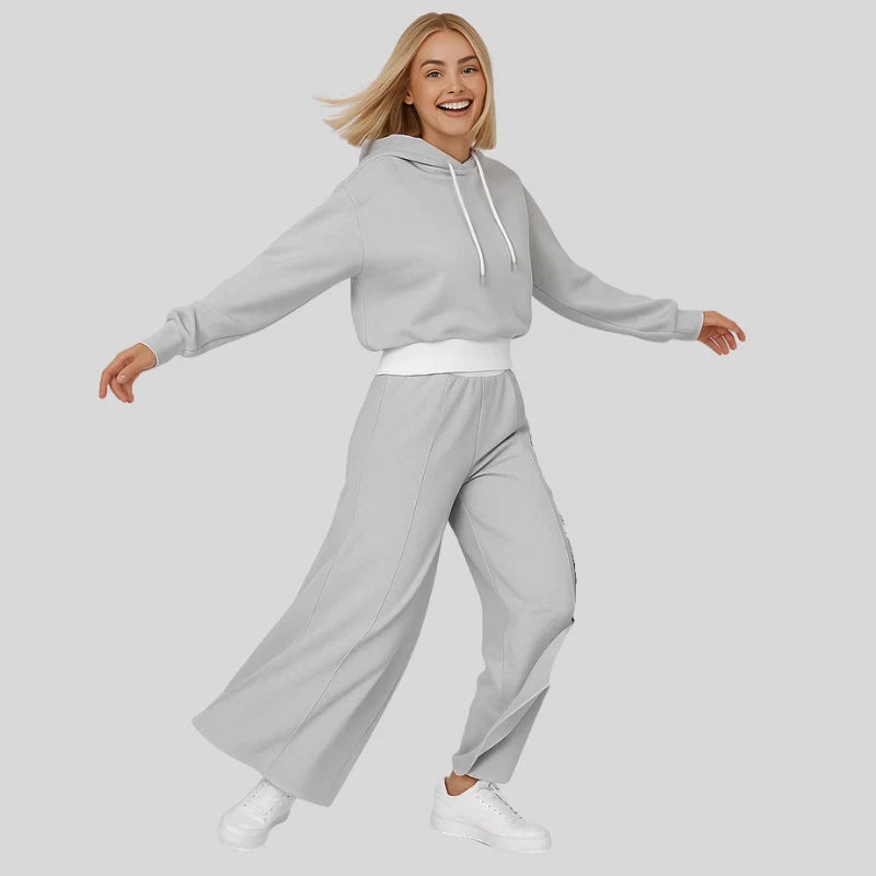 Vivelo Life Women's Relaxed Fit Hoodie and Pants with Drawstring