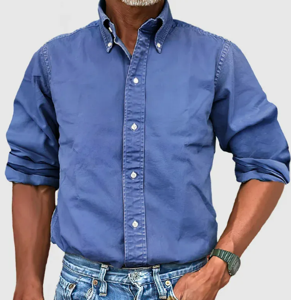 Vivelo Life Chic Lapel Long Sleeve Shirt