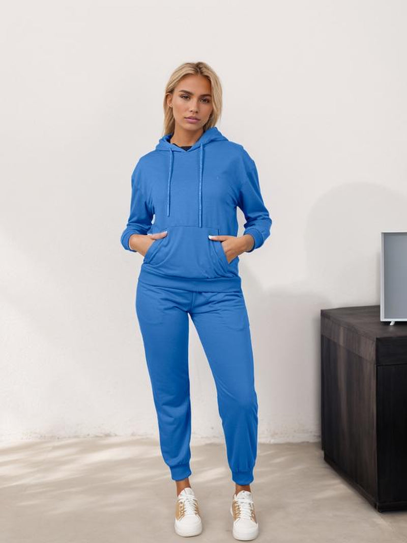 Marine Comfort Bridal Hoodie Set - Long Sleeve Women's Outfit