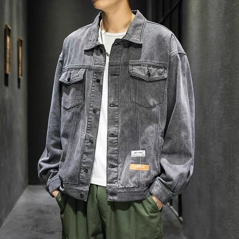 Vivelo Life Men's Casual Denim Jacket