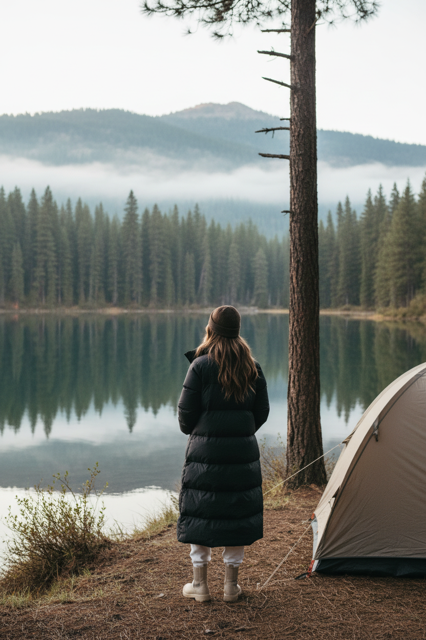 SleekQuilt Puffer Jacket - Lakeside Camping