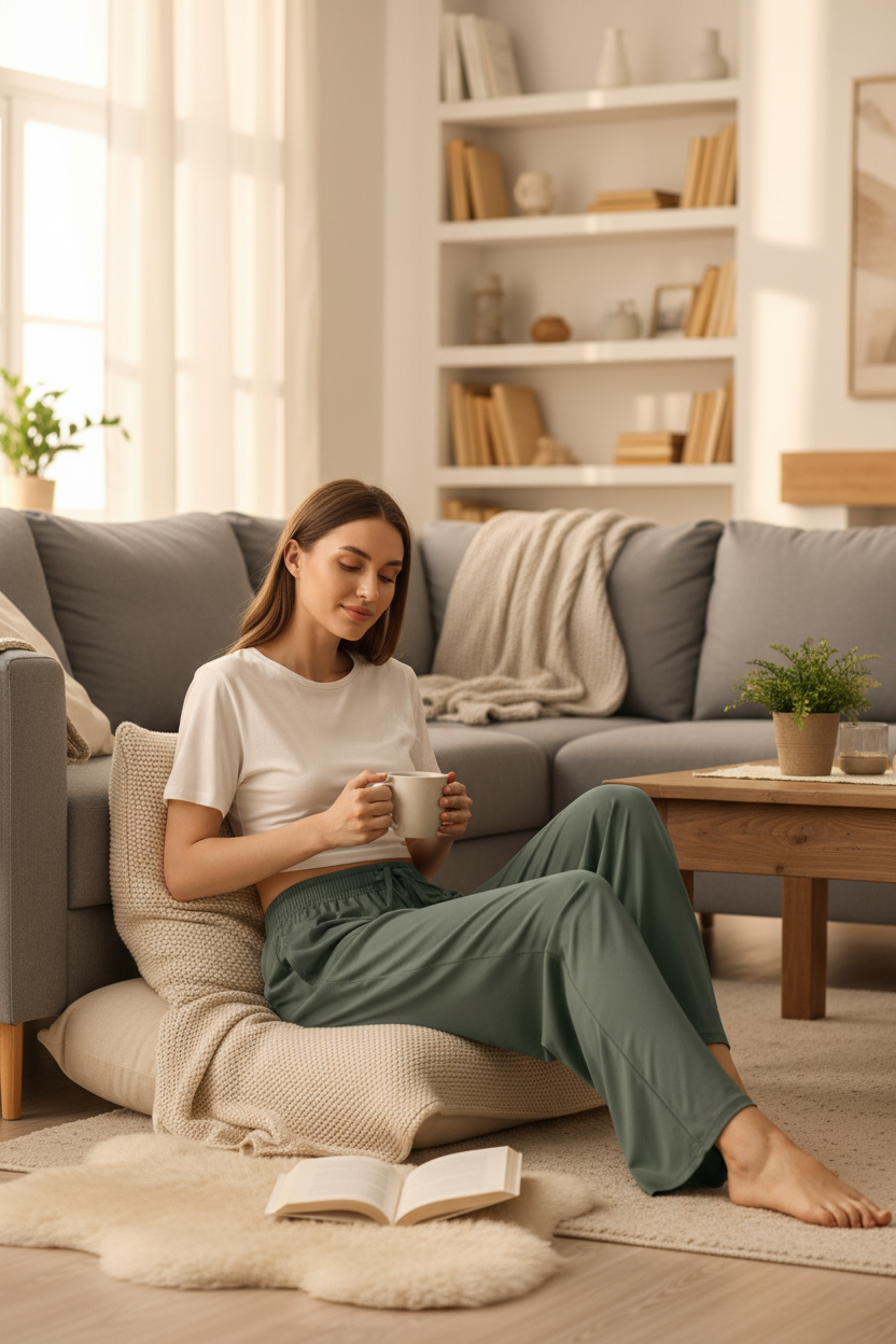 Wide Leg Pants Home Lounge