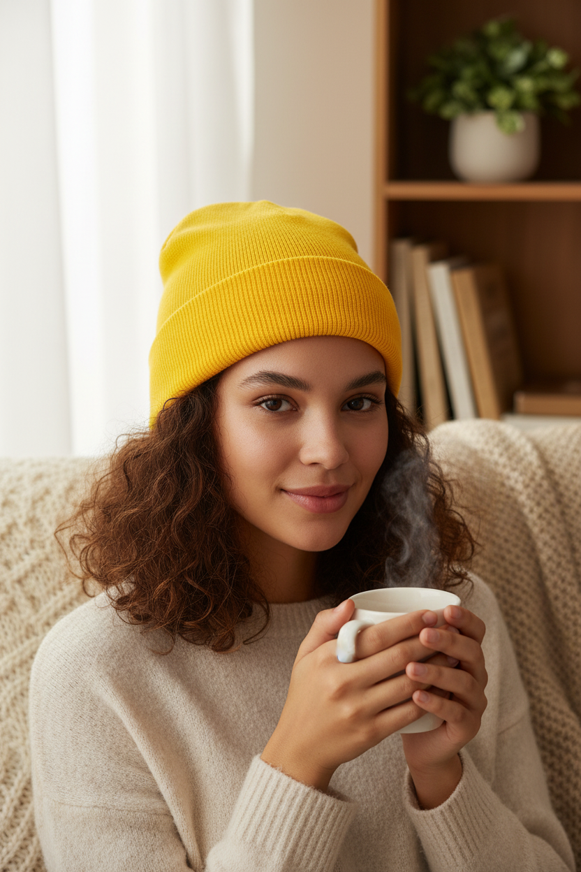 Yellow Beanie
